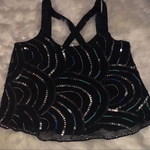 Free People sequin top